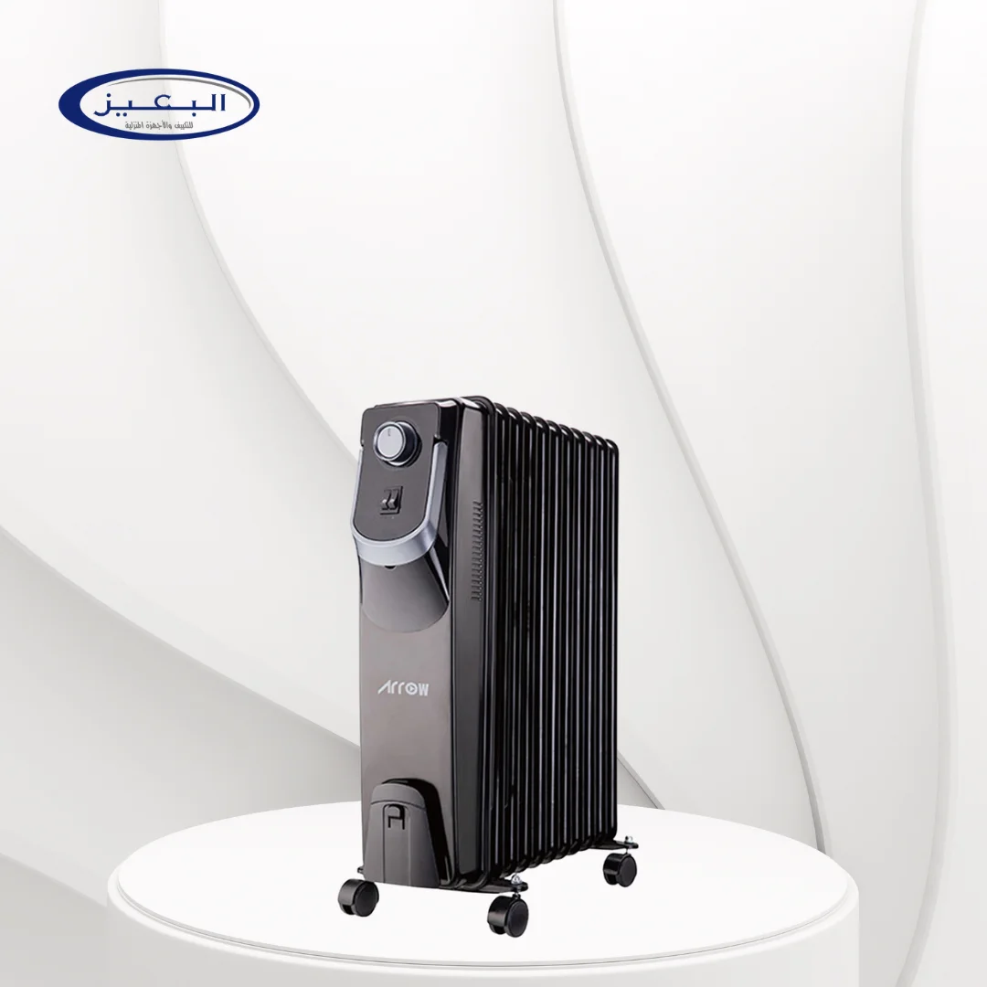 RO-15OHSB مدفأة زيت كهربائية 2500 وات مع 15 ريشة و منظم حرارة قابل للتعديل | RO-15OHSB - الصورة 1
