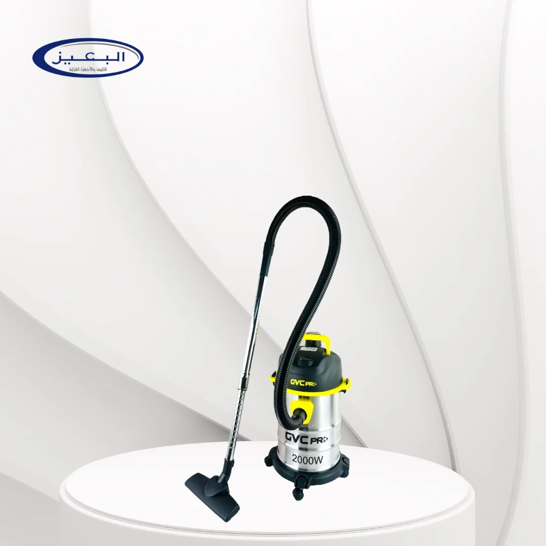 مكنسة جي في سي 18 لتر 2000 وات ستيل موديل GVCV-5018 مكنسة جى في سي برو 18 لتر 2000 وات استيل-GVCV-5018 - الصورة 1