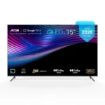 ⁦تلفزيون ARRQW ‎75‎ بوصة QLED بدقة ‎4K‎، نظام Google TV 5.0، مزود بتقنية Dolby Vision/Atmos وتحديث 120 هرتز | RO-75LCQ120⁩ - الصورة ⁦2⁩