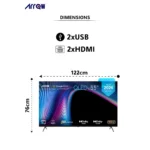 ⁦تلفزيون كيو إل إي دي 4K ذكي 55 بوصة أركيو بنظام تلفزيون جوجل 5.0 – دعم دولبي فيجن/اتموس – تردد 120 هرتز | RO-55LCQ120⁩ - الصورة ⁦5⁩