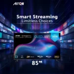 ⁦تلفزيون ARRQW ‎85‎ بوصة QLED بدقة ‎4K‎، نظام Google TV 5.0، مزود بتقنية Dolby Vision/Atmos وتحديث 120 هرتز | RO-85LCQ120⁩ - الصورة ⁦5⁩