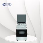 GVC Gas Oven 55*55 cm - 4 Burners - Steel