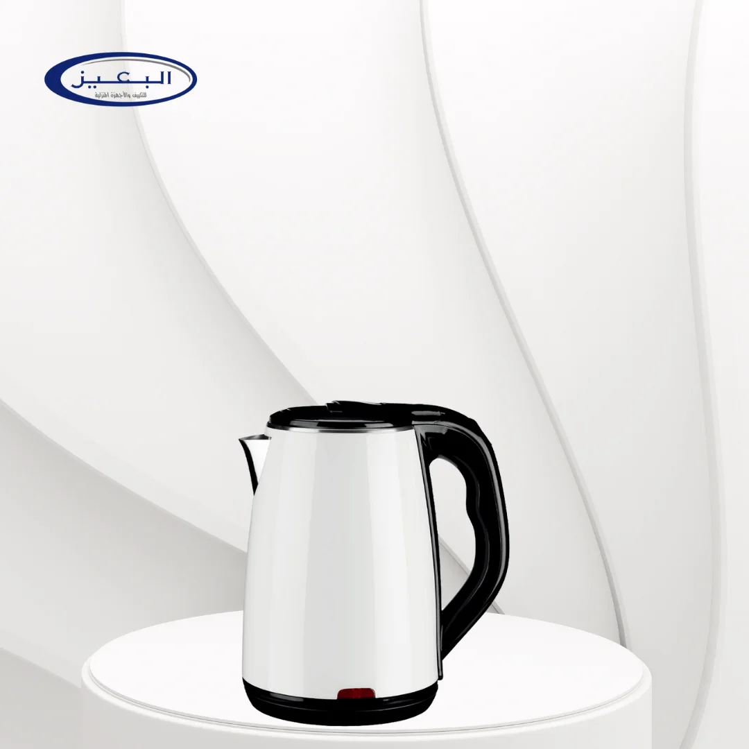 RO-18LKT.webp ARO Electric Kettle 1.8L 1500W – Fast Boiling – Double Protection – 360° Base | RO-18LKT - Image 1