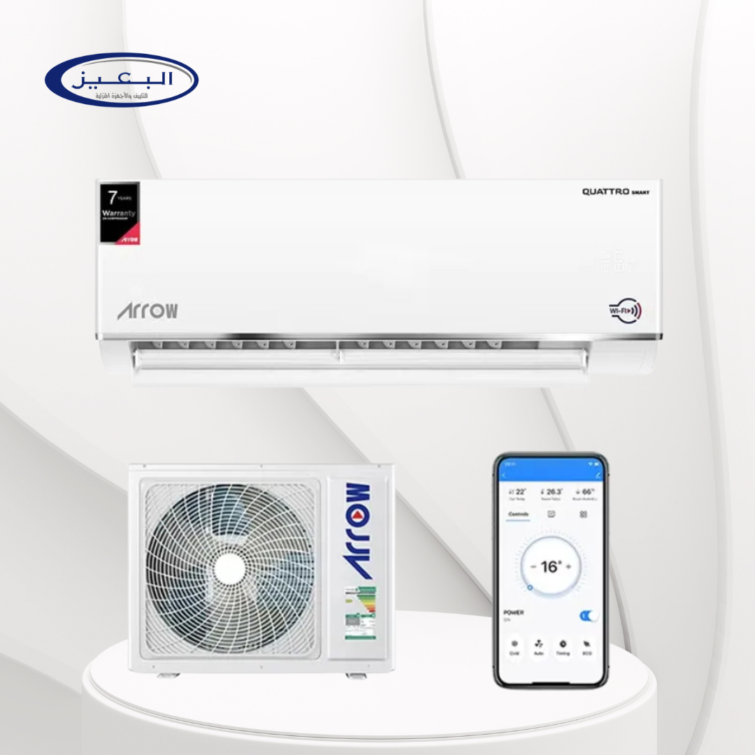 مكيف أرو سبليت ذكي للتبريد والتدفئة بقوة 18000 وحدة, - الصورة 1