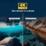 ARQ Frameless 4K Smart WebOS LED TV RO-65LPW - Image 7