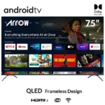 ARQ 75-inch Smart TV, QLED, 4K, Frameless Design, RO-75LCQ - Image 3