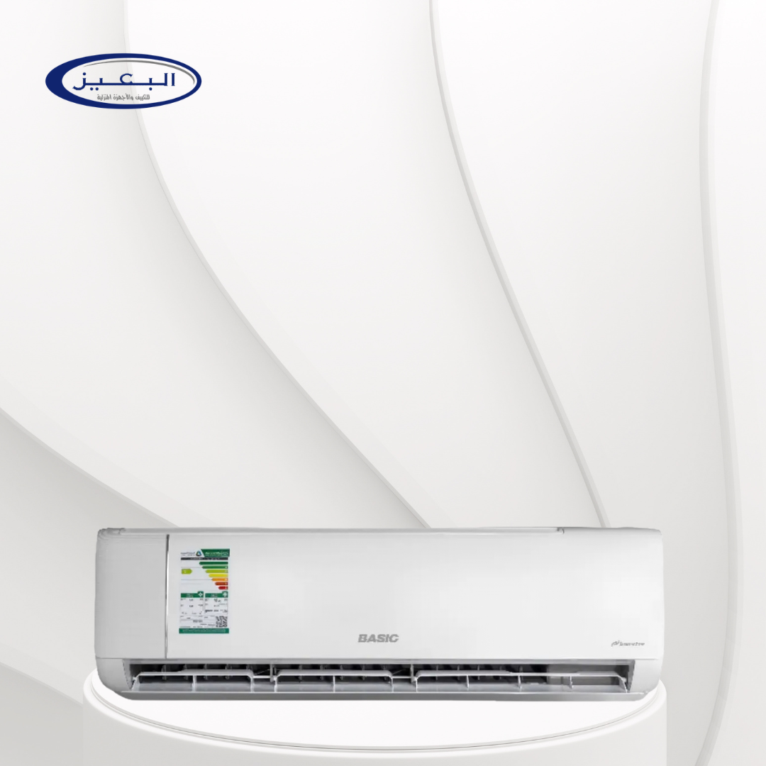 basic مكيف سبليت بيسك 24 الف وحدة انفيرتر – حار,بارد - الصورة 1