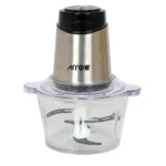 2L Glass Bowl Chopper with Double Stainless Steel Blade | RO-FPW02L1 - Image 2