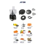 2.4L Food Processor - Black/Dark Gray | Powerful and Optimal Performance | Model Number RO-07FPD - Image 7