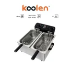 ⁦كولن مقلاة عميقة سلة مزدوجة 6 لتر⁩ - الصورة ⁦2⁩