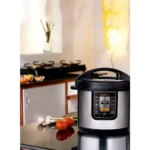 ⁦كولن قدر ضغط كهرباء 6لتر اسود&سلفر⁩ - الصورة ⁦5⁩