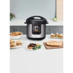 ⁦كولن قدر ضغط كهرباء 6لتر اسود&سلفر⁩ - الصورة ⁦4⁩